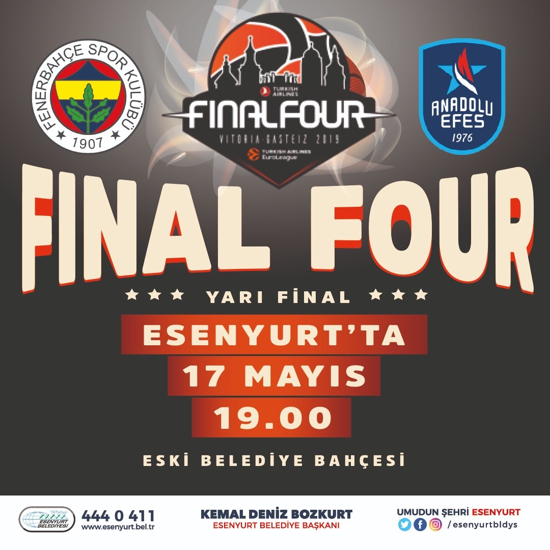 Esenyurt’ta Final Four heyecanı