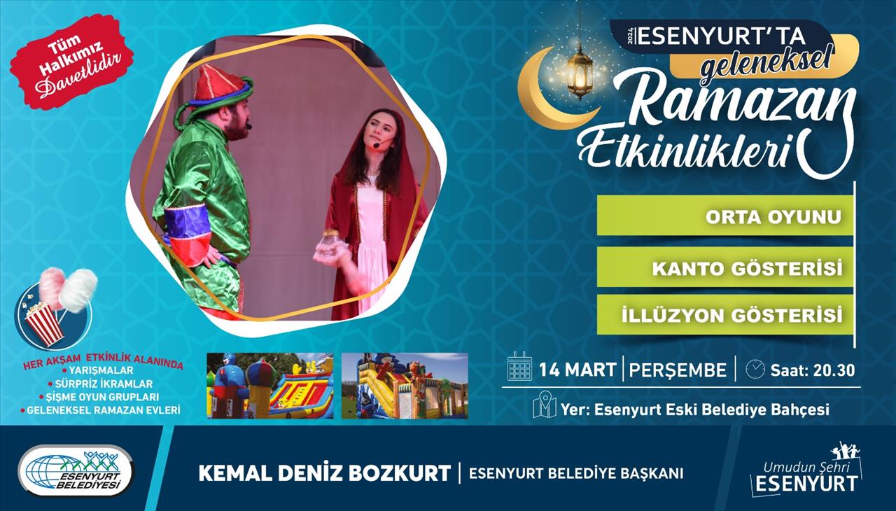 Esenyurt'ta Geleneksel Ramazan Etkinlikleri 14 Mart