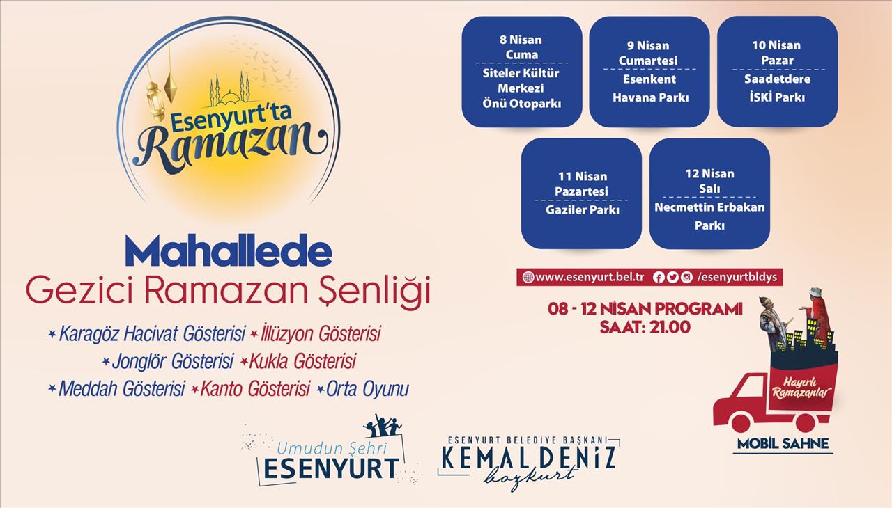 Mahallede Gezici Ramazan Şenliği