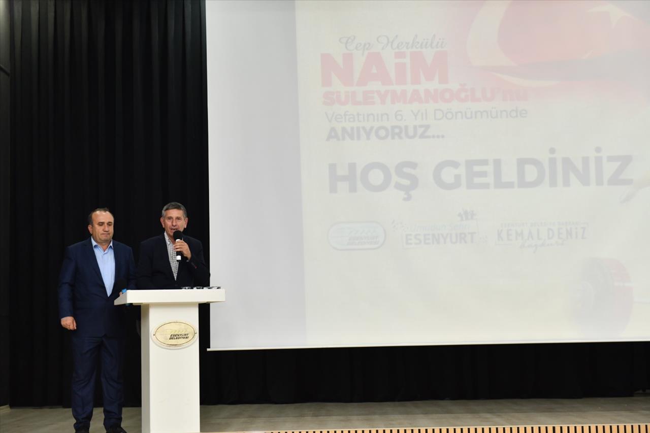 Unutulmaz Halterci Naim Süleymanoğlu Esenyurt’ta Anıldı