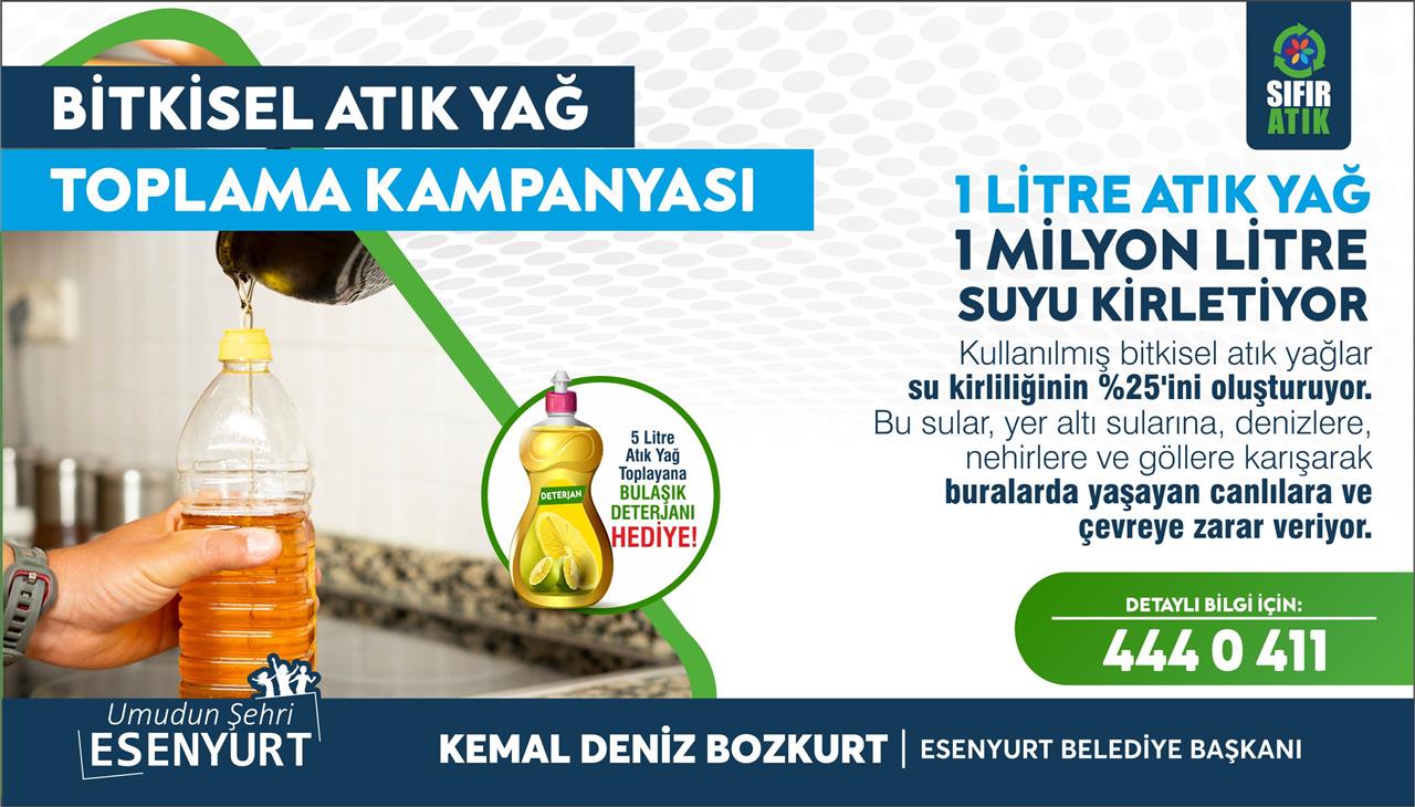 Bitkisel Atık Yağ Toplama Kampanyası