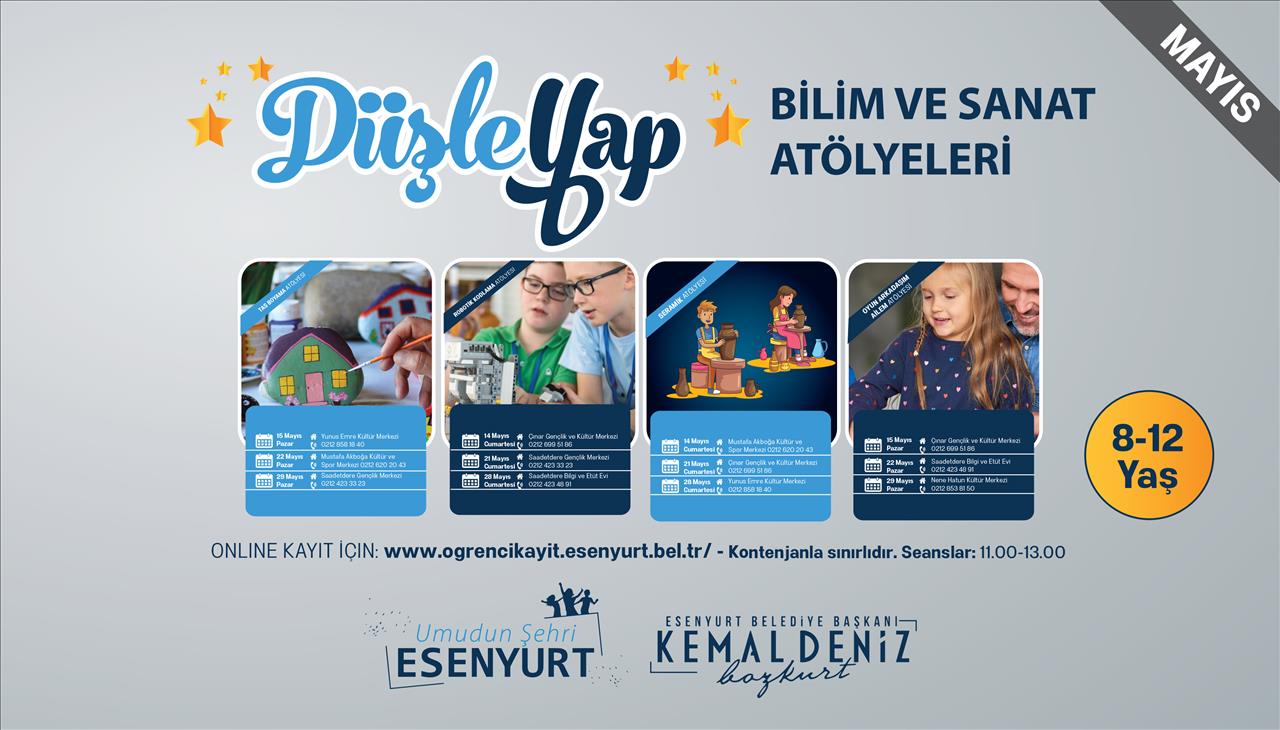 Düşle Yap Bilim ve Sanat Atolyeleri