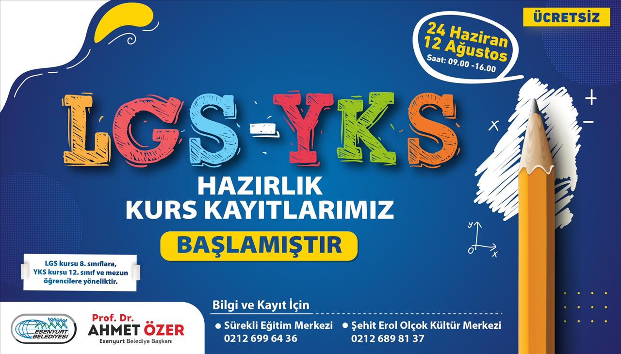 LGS-YKS Hazırlık Kurslarımız Başladı