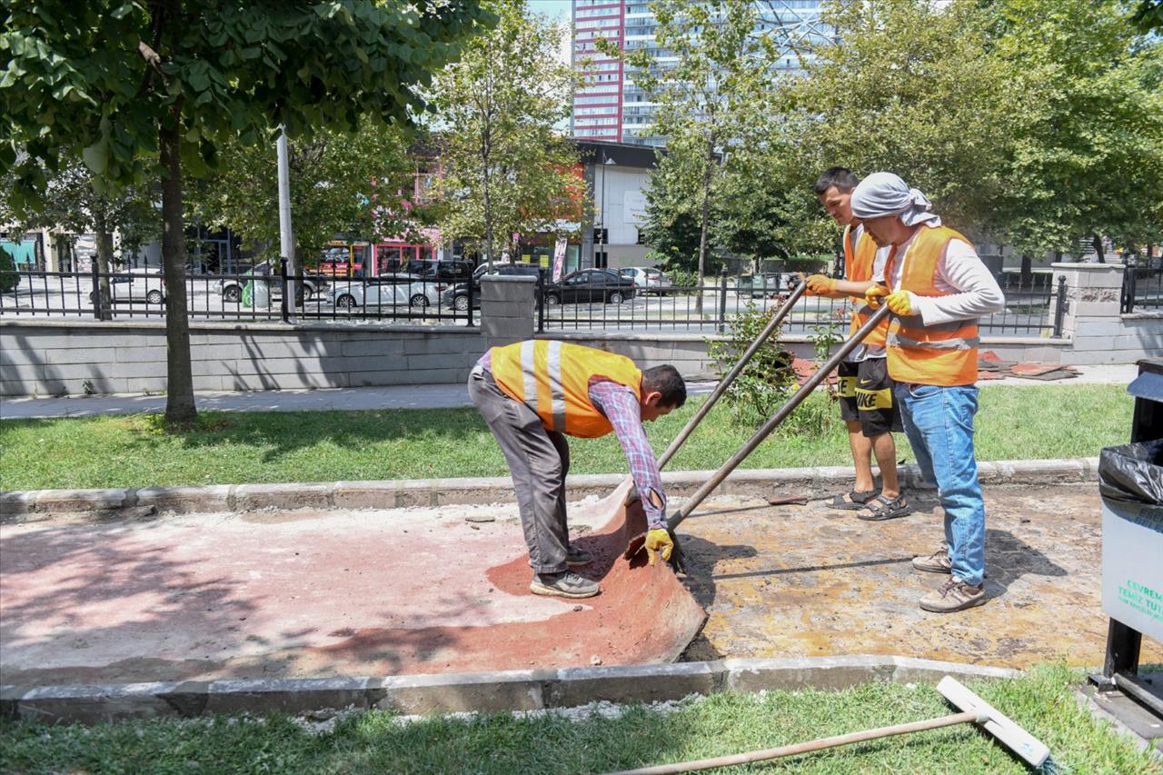 Atatürk Yürüyüş Parkı’nın Yolları Yenilendi