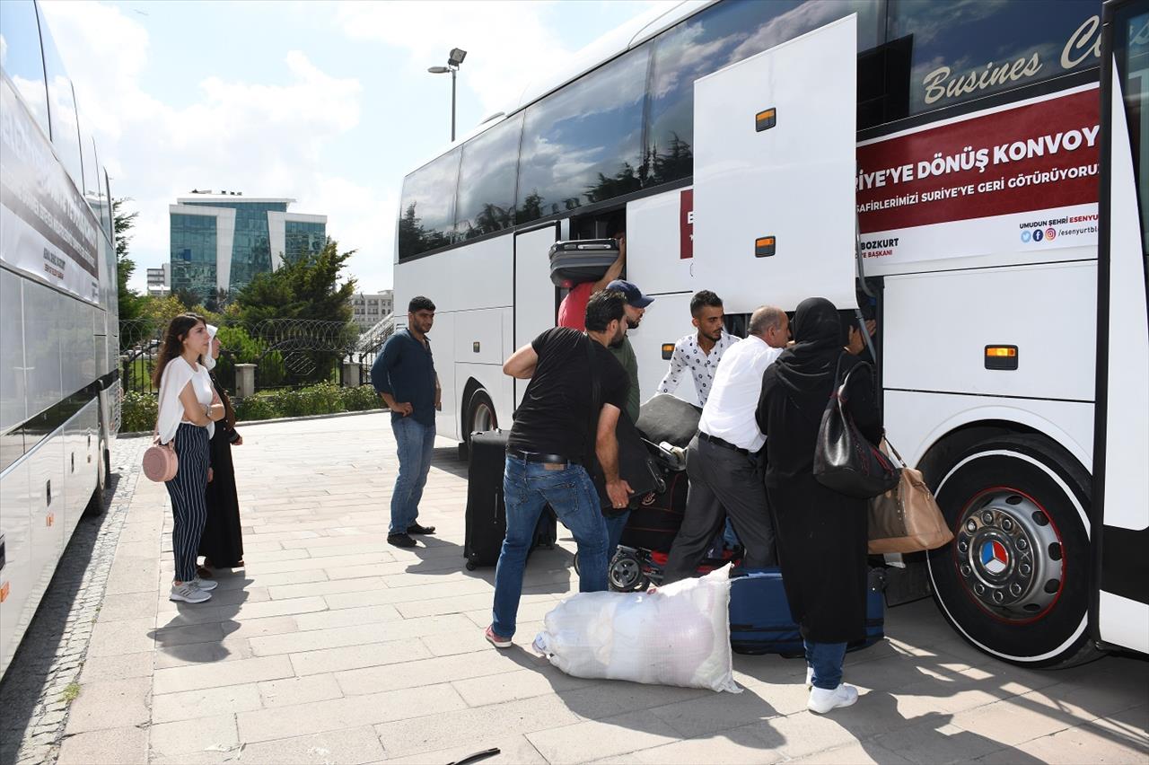 Esenyurt’tan Suriye’ye Dönüşler Hızlandı