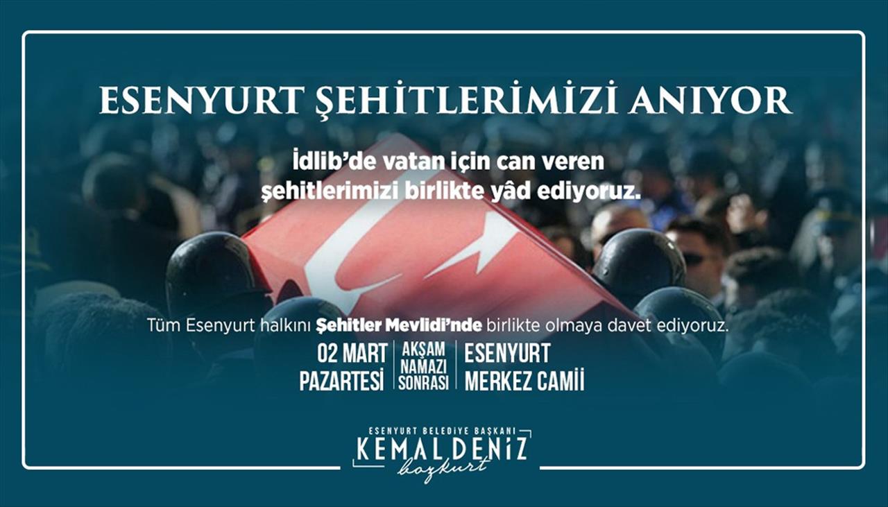 Esenyurt Şehitlerimizi Anıyor