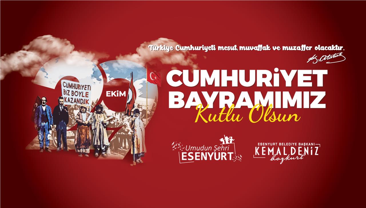 29 Ekim Cumhuriyet Bayramımız Kutlu Olsun.