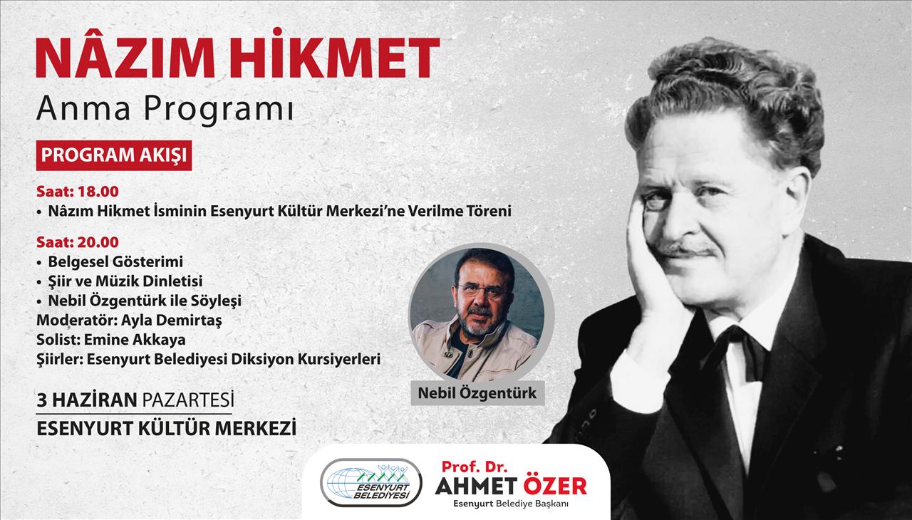 Nazım Hikmet Anma Programı