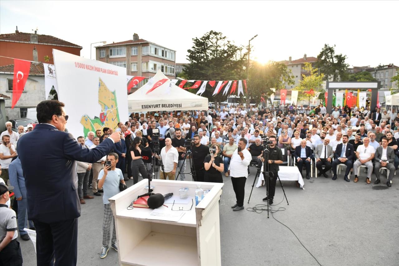 Başkan Özer'den Büyük Müjde: Esenyurt’ta İmar Sorunları Çözülüyor