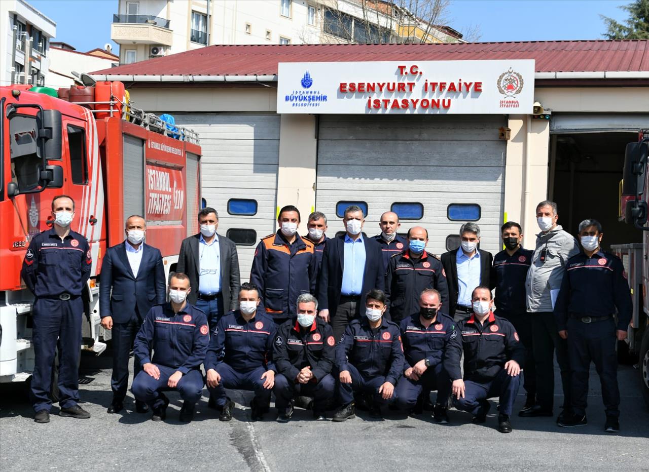 Başkan Bozkurt’tan Esenyurt İtfaiye İstasyonu’na Ziyaret 