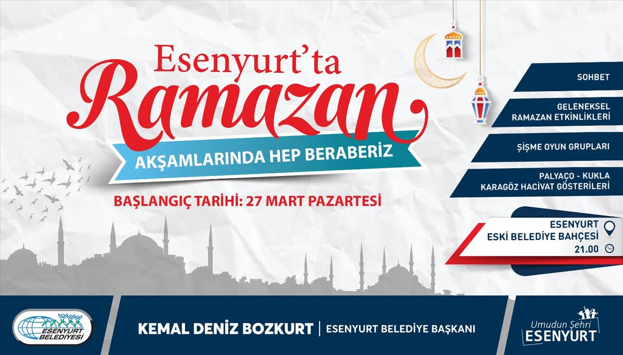 Esenyurt'ta Ramazan Akşamlarında Hep Beraberiz