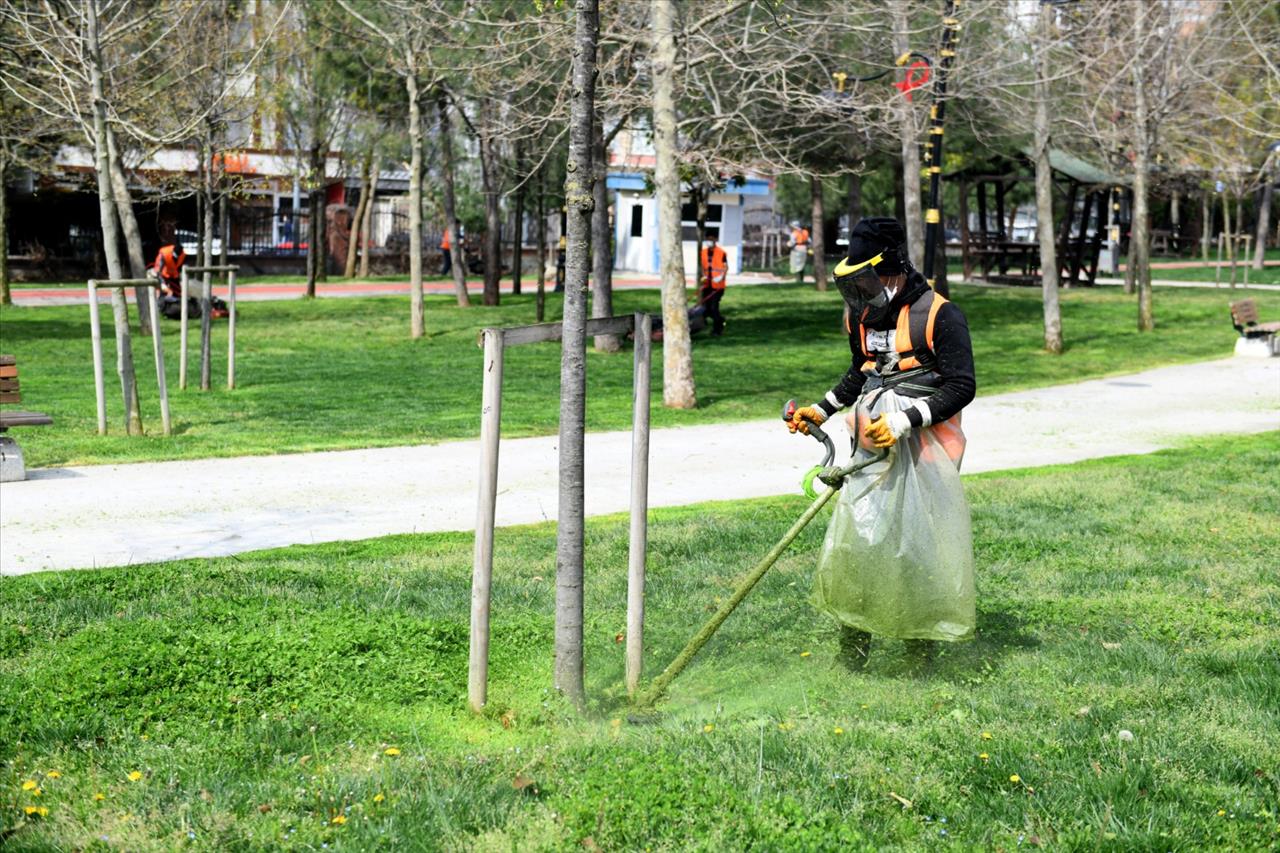 Esenyurt'ta Park ve Yeşil Alanlarda Yaz Hazırlığı Devam Ediyor