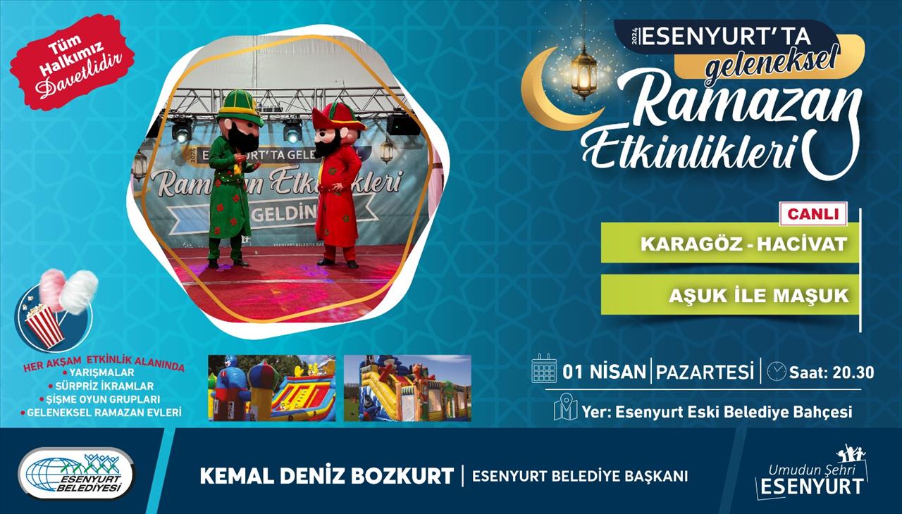 Esenyurt'ta Geleneksel Ramazan Etkinlikleri 1 Nisan