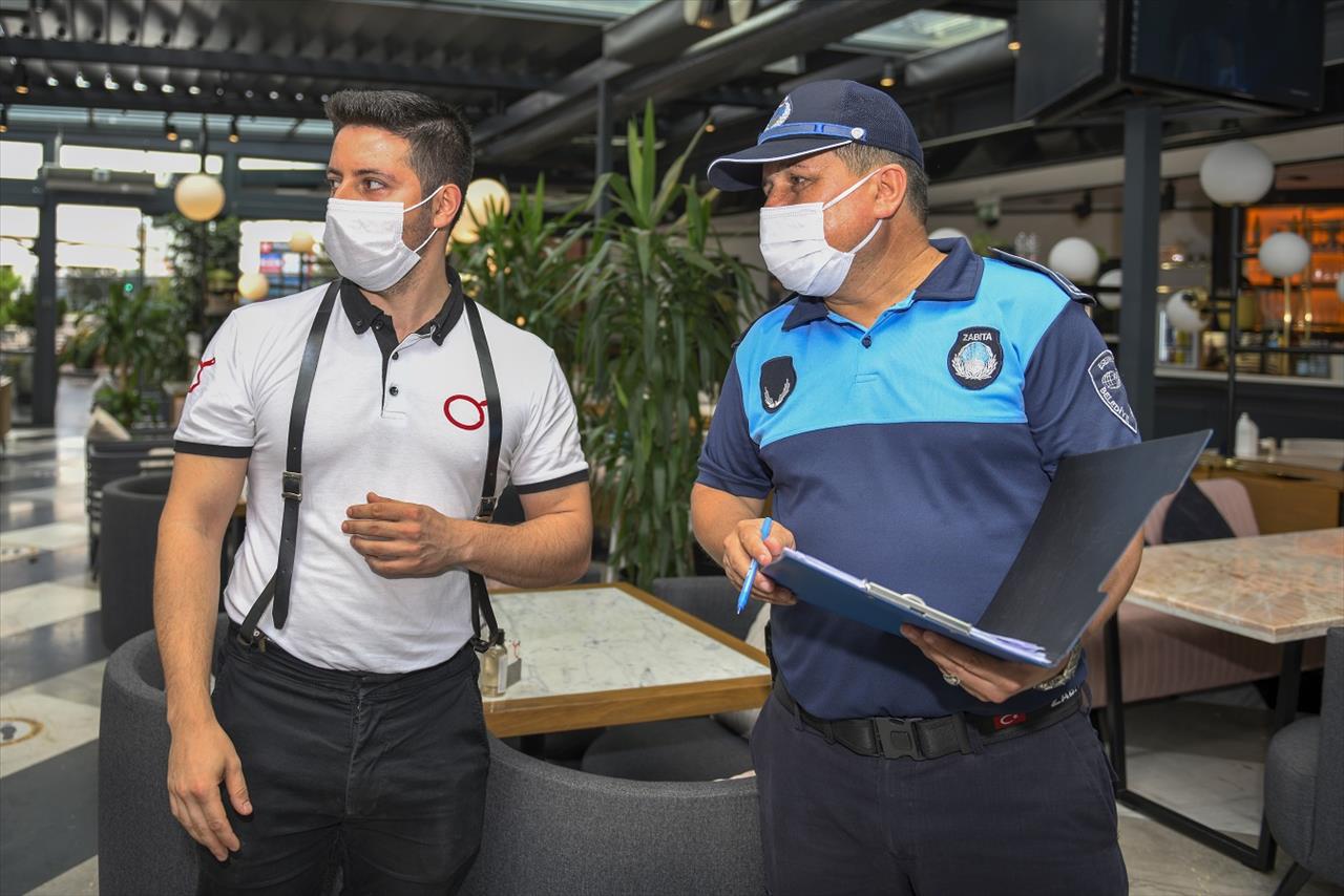 Zabıta Ekiplerinin Koronavirüs Denetimleri Sürüyor