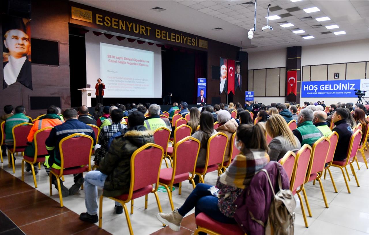 Esenyurt Belediyesi’nden Personeline “İş Sağlığı Ve Güvenliği Eğitimi” 