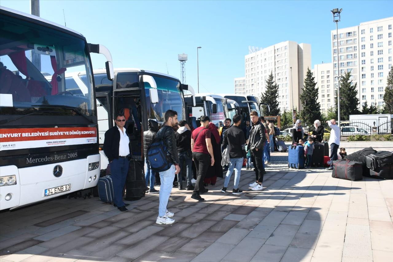 134 Suriyeli Daha Esenyurt’tan Ülkelerine Döndü