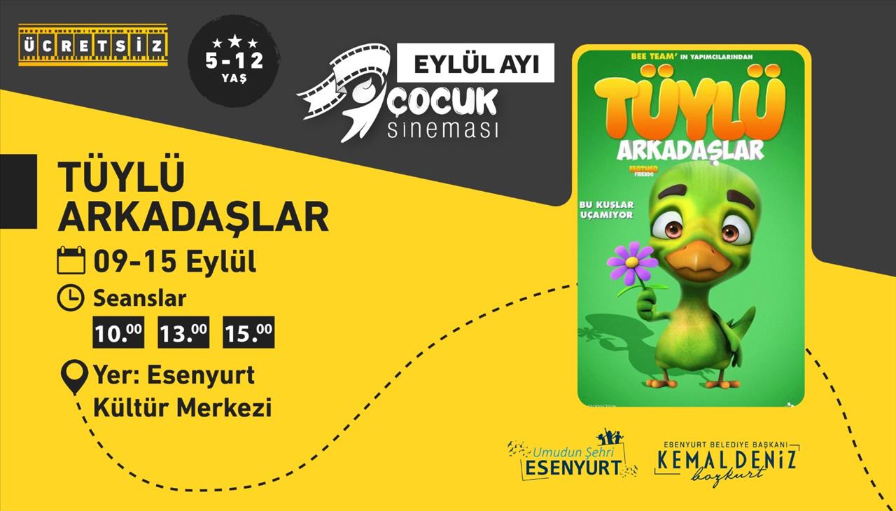 Esenyurtlu Minikler Çocuk Sineması ile Buluşacak