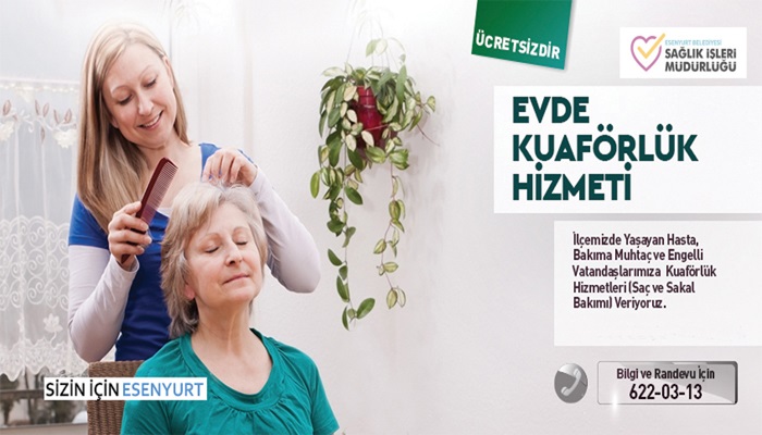 EVDE KUAFÖRLÜK HİZMETİ