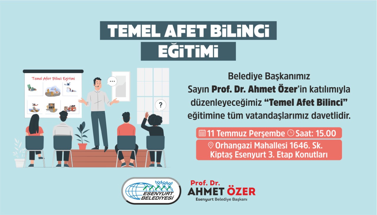 Temel Afet Bilinci Eğitimi