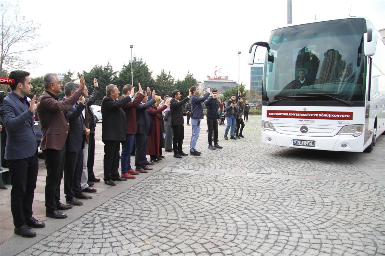 Esenyurt’tan Anavatan Suriye’ye Dönüşler Hızlandı