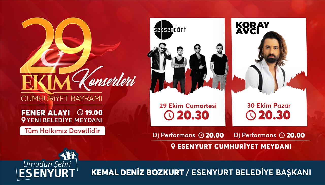 29 Ekim Konserler