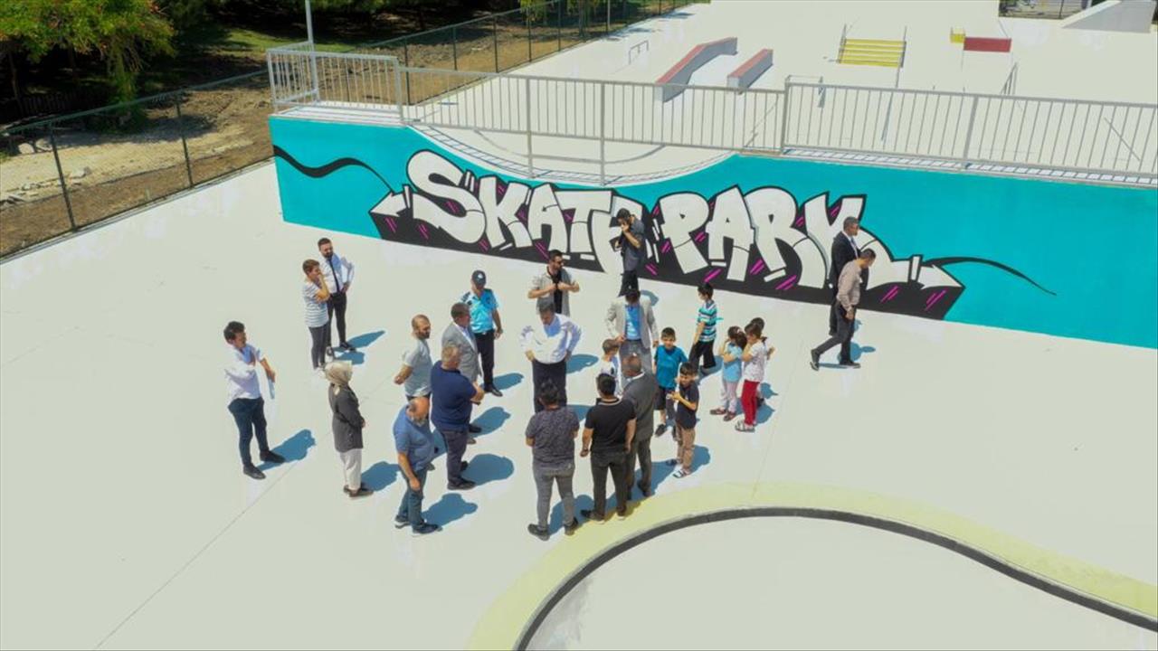 Başkan Bozkurt Skate Park Çalışmalarını Yerinde İnceledi