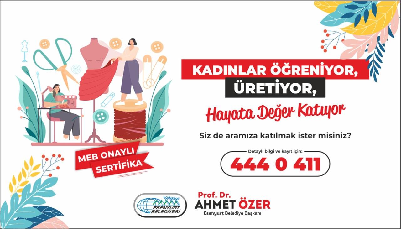 Kadınlar Öğreniyor, Üretiyor, Hayata Değer Katıyor