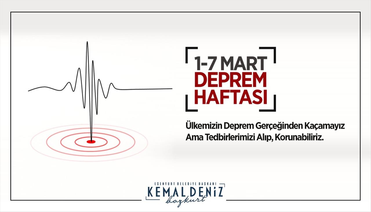 1-7 Mart Deprem Haftası