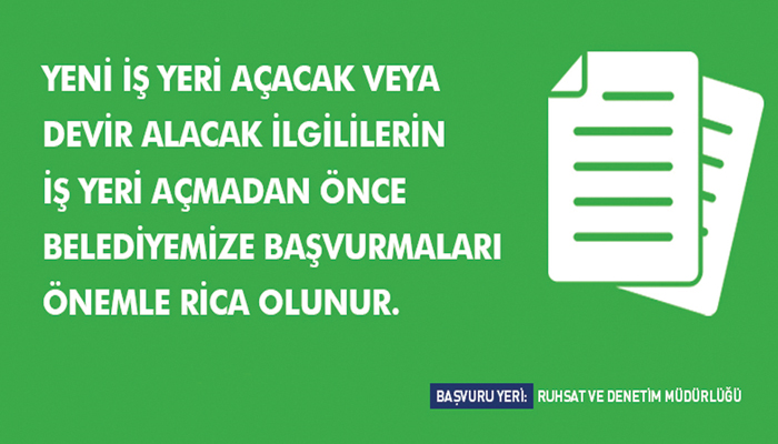 İŞYERİ AÇACAKLAR