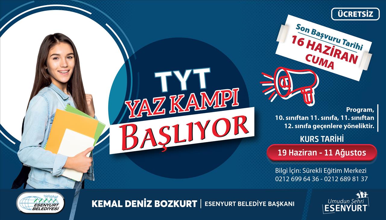 TYT Yaz Kampı Başlıyor