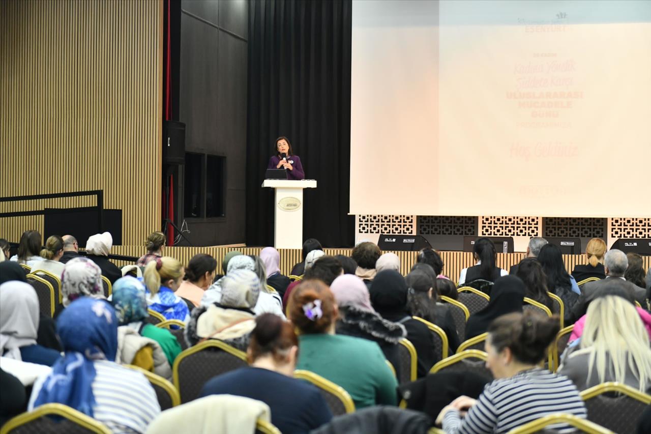 Esenyurt Belediyesi’nden Kadına Yönelik Şiddete Karşı Anlamlı Etkinlik