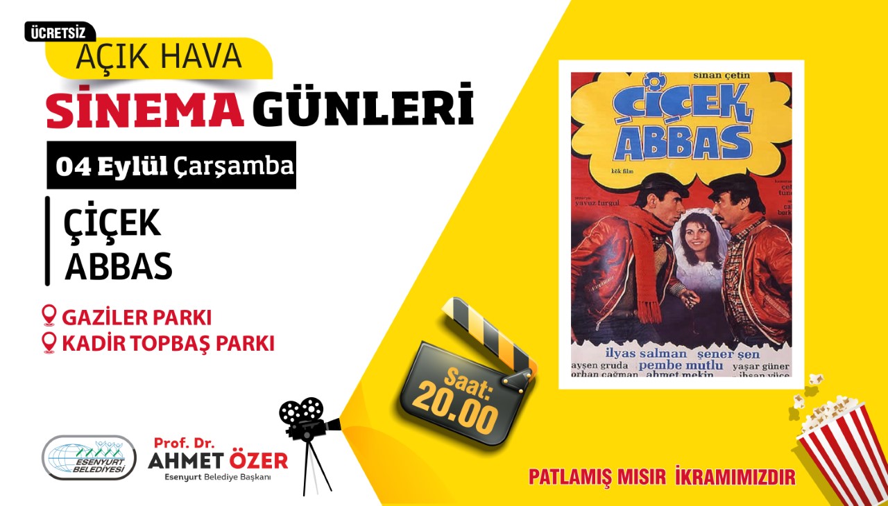 Açık Hava Sinema Günleri 4 Eylül