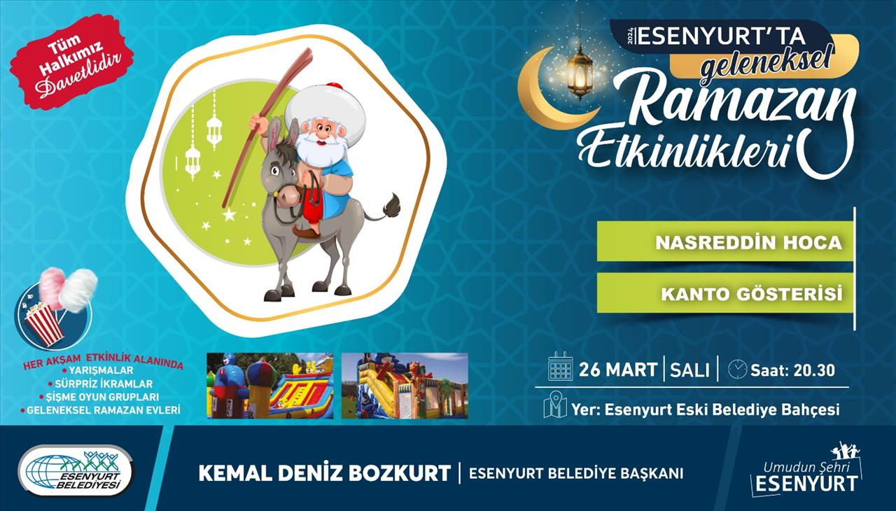 Esenyurt'ta Geleneksel Ramazan Etkinlikleri 26 Mart