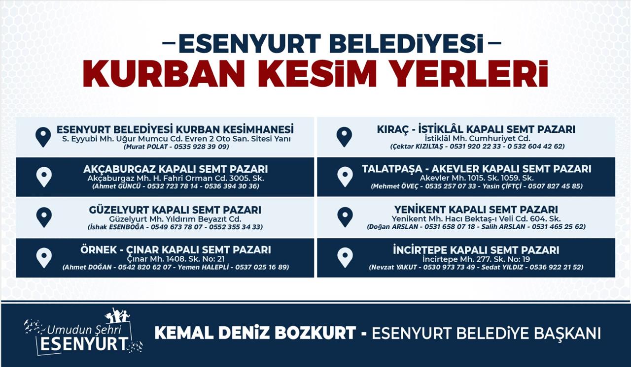 Esenyurt Belediyesi Bayrama Hazır