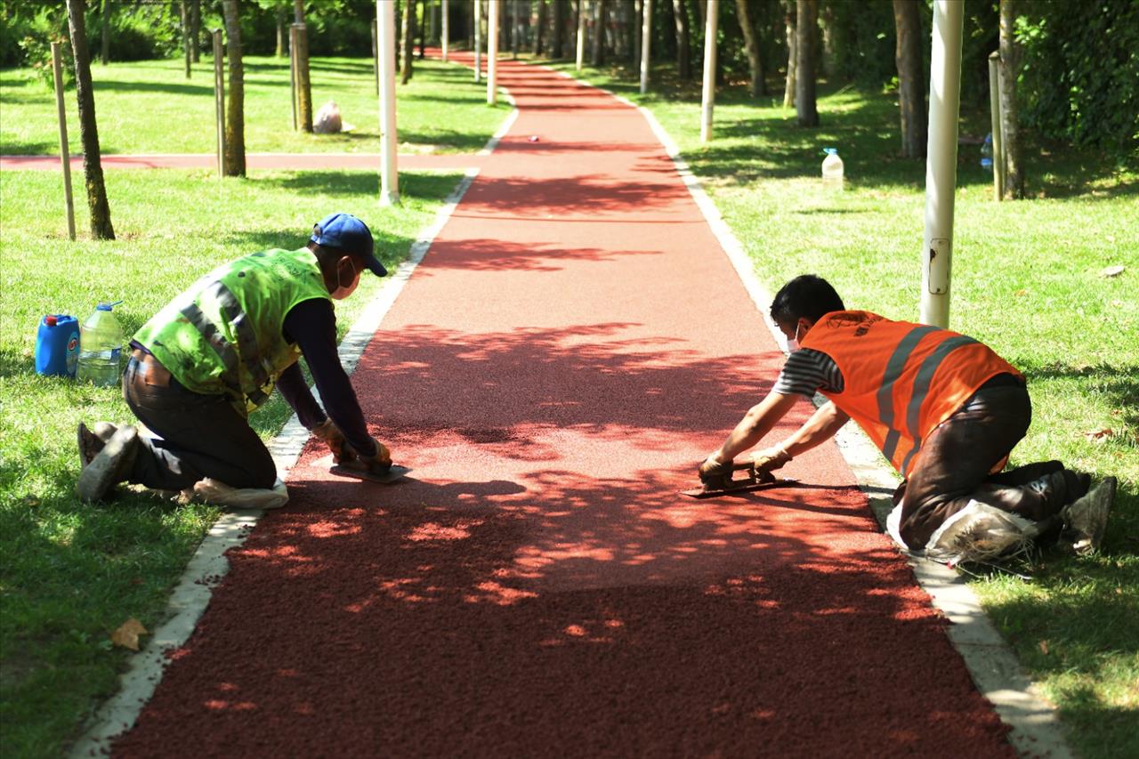 Park Ve Yeşil Alanlarda Bakım Çalışmaları Sürüyor 