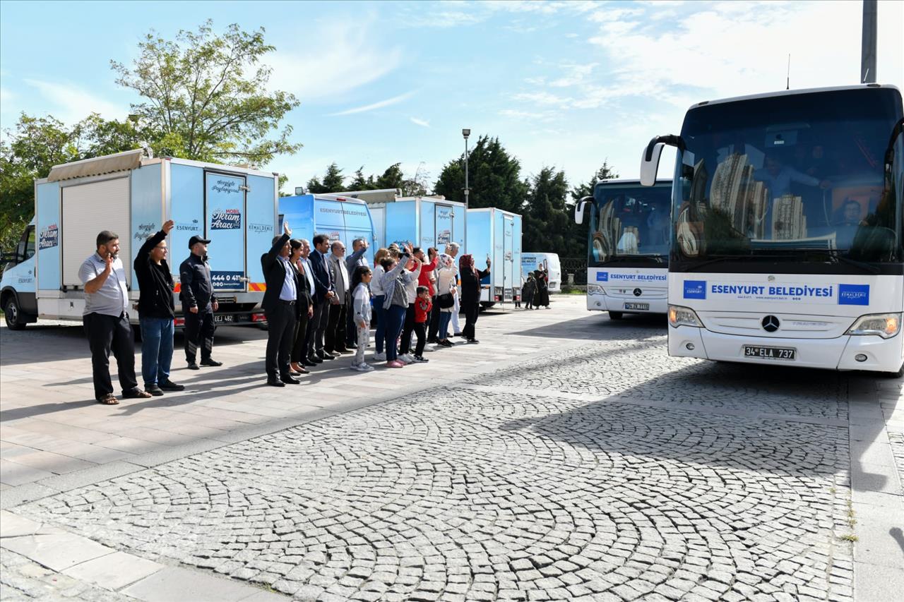 57 Suriyeli Daha Esenyurt’tan Ülkelerine Döndü