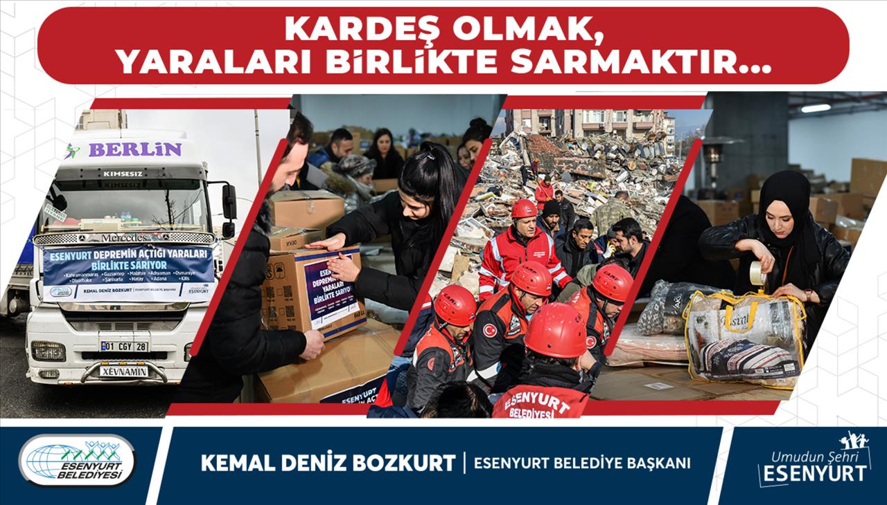 Kardeş Olmak Yaraları Birlikte Sarmaktır.