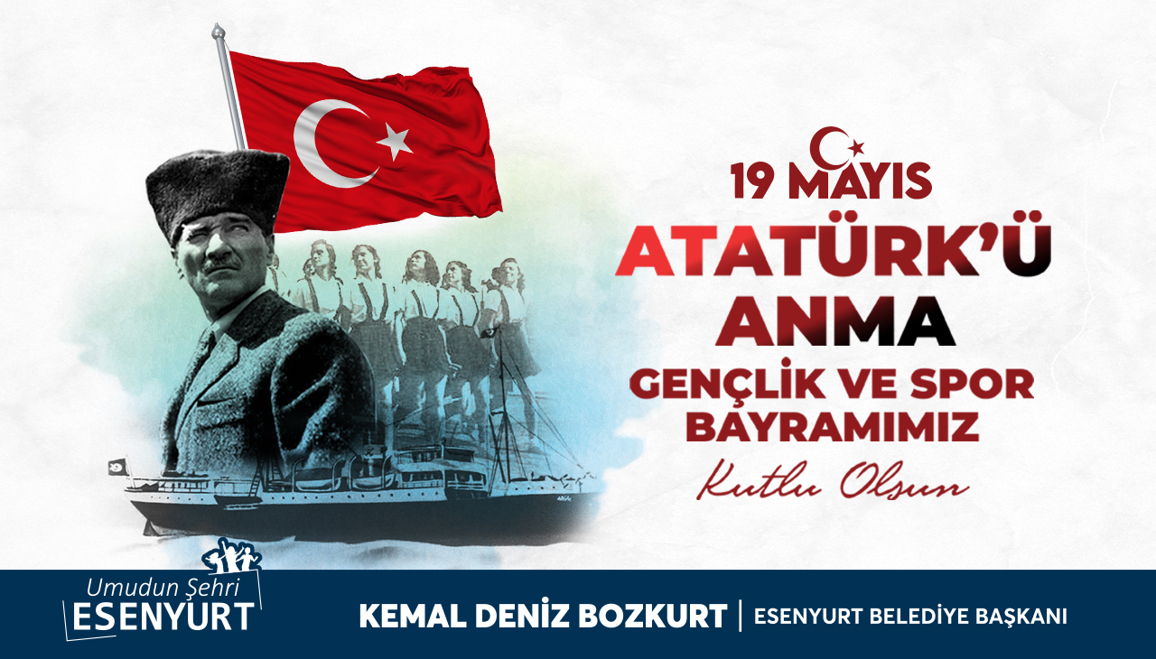 19 Mayıs Atatürk'ü Anma Gençlik ve Spor Bayramımız Kutlu Olsun