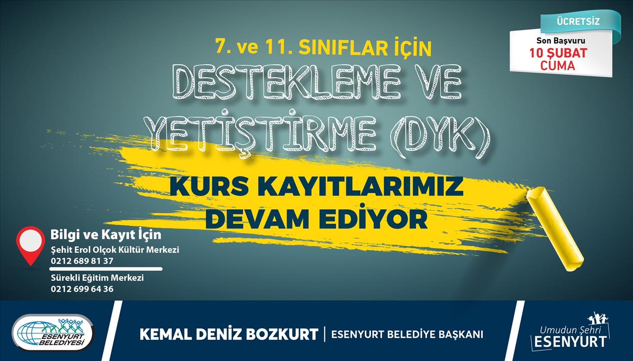 Destekleme ve Yetiştirme