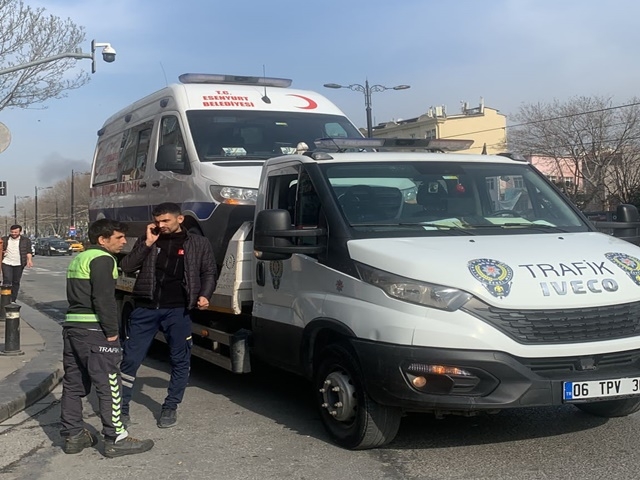 Hasta Taşıyan Ambulansı Haczettiler