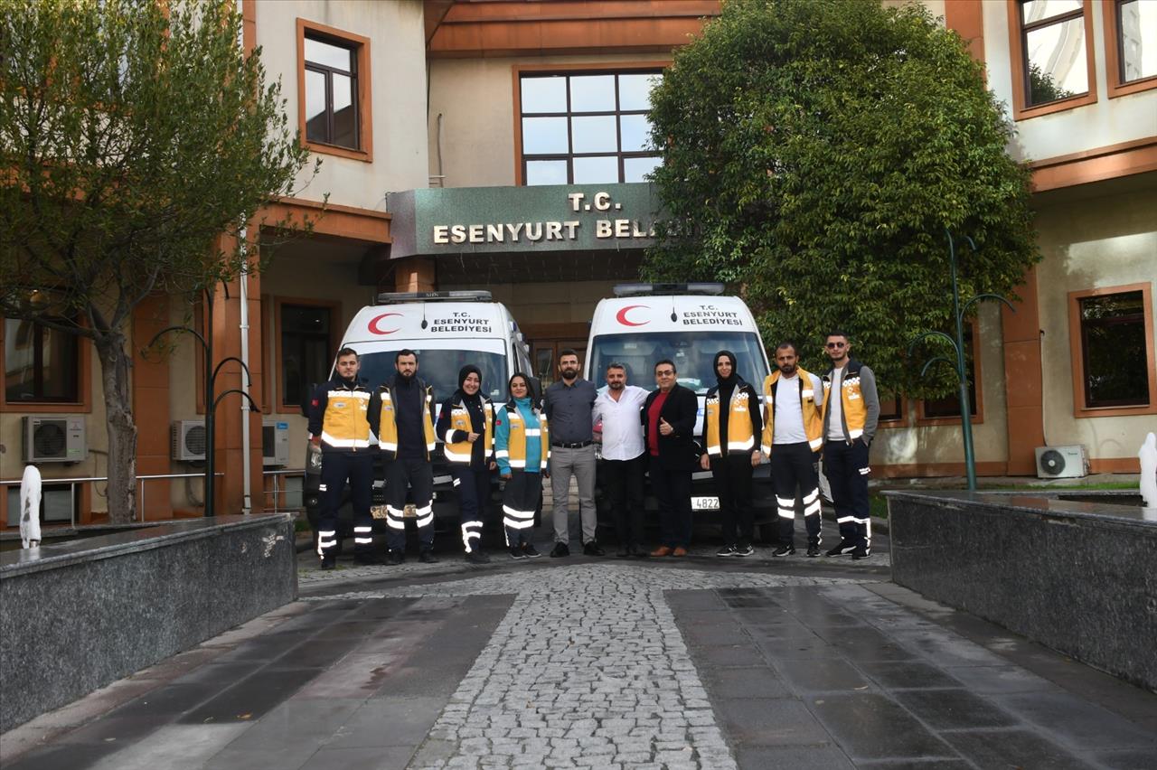 Esenyurt Belediyesi’nin Ambulansları 7/24 Hizmet Vermeye Başladı