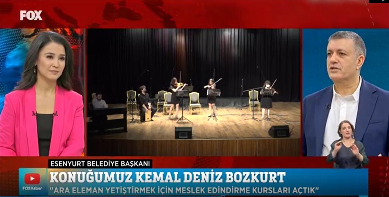 Başkan Bozkurt, Fox Tv’de Esenyurt’u Anlattı