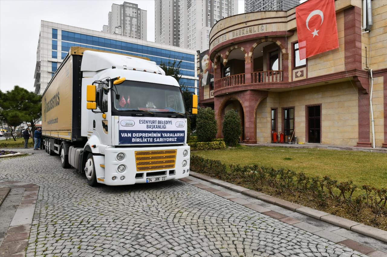 Esenyurt 'tan Van 'a Yardım Eli