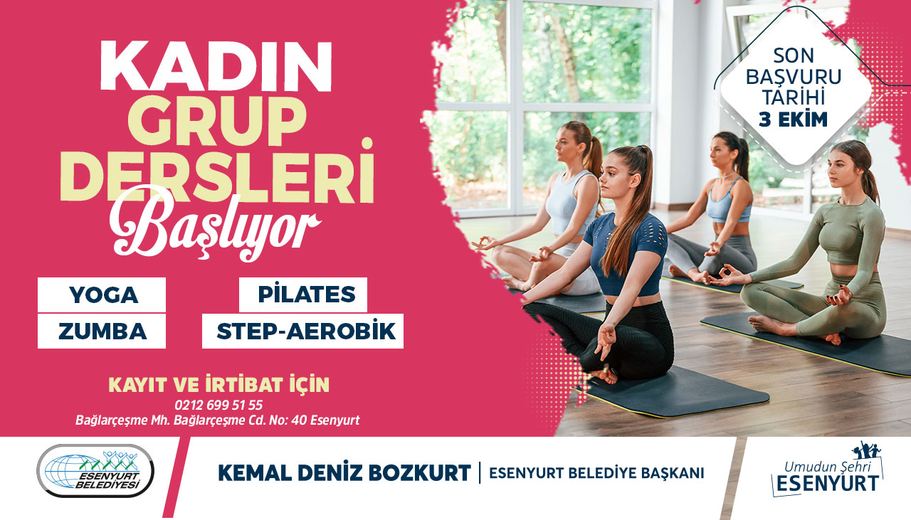 KADIN GRUP DERSLERİ BAŞLIYOR