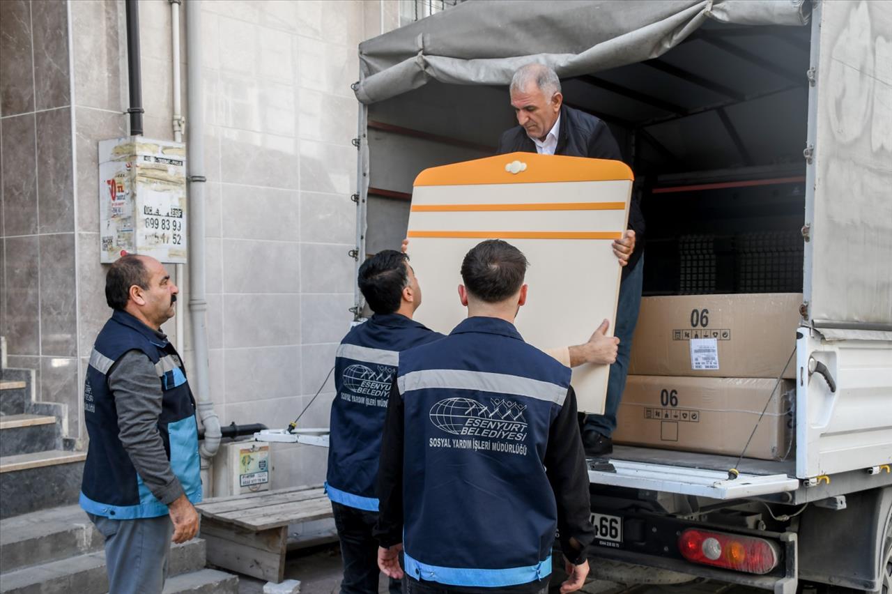 Esenyurt Belediyesi’nden Çeper Ailesi’ne Yardım Eli