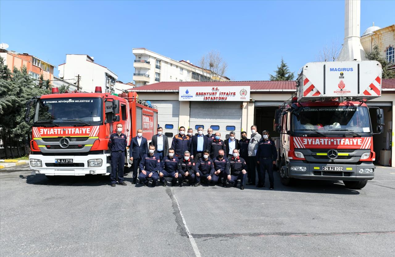 Başkan Bozkurt’tan Esenyurt İtfaiye İstasyonu’na Ziyaret 