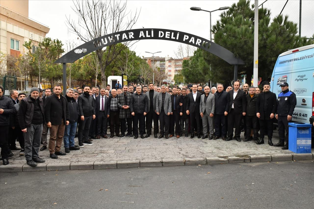 Muhtar Ali Deli’nin Anısı, İsminin Verildiği Parkta Yaşatılacak