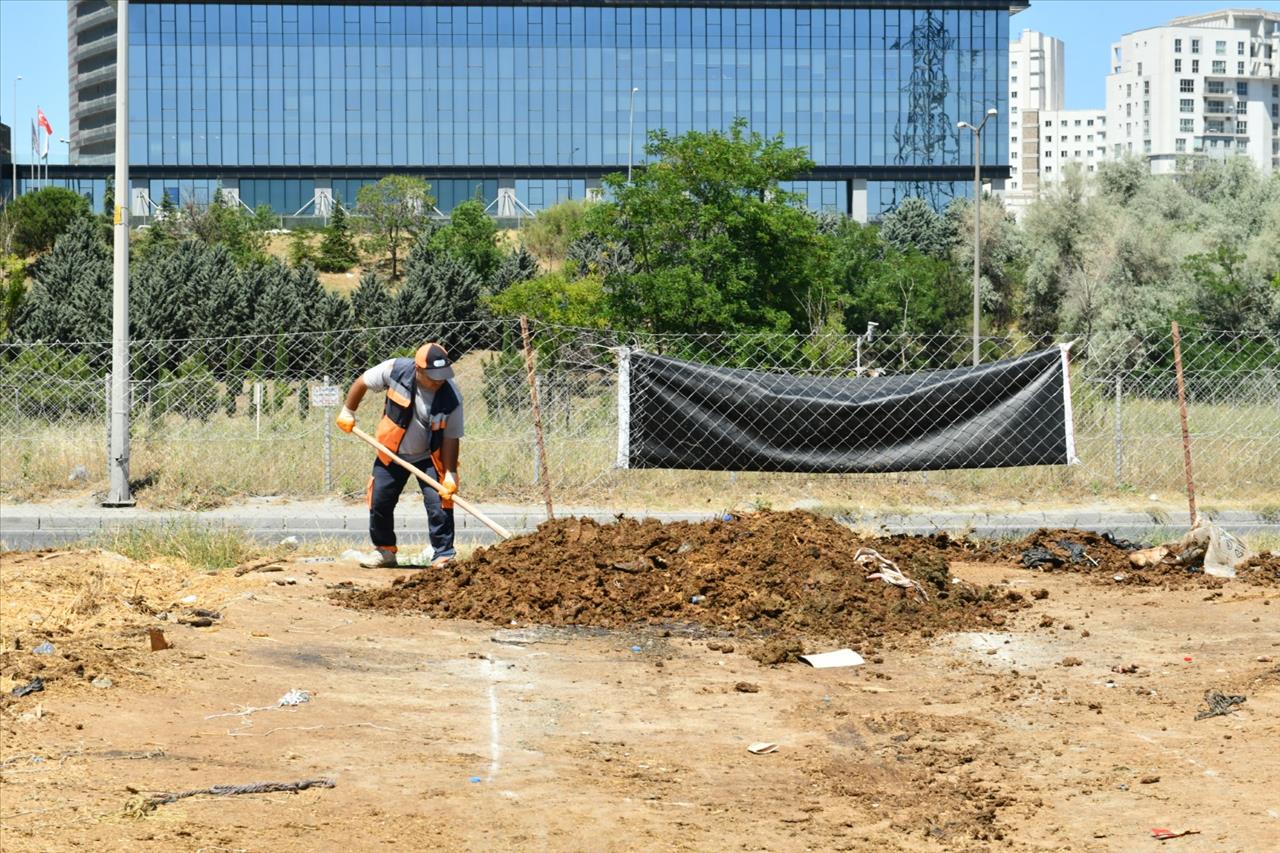 Esenyurt’ta Kurban Satış Alanında Temizlik Seferberliği