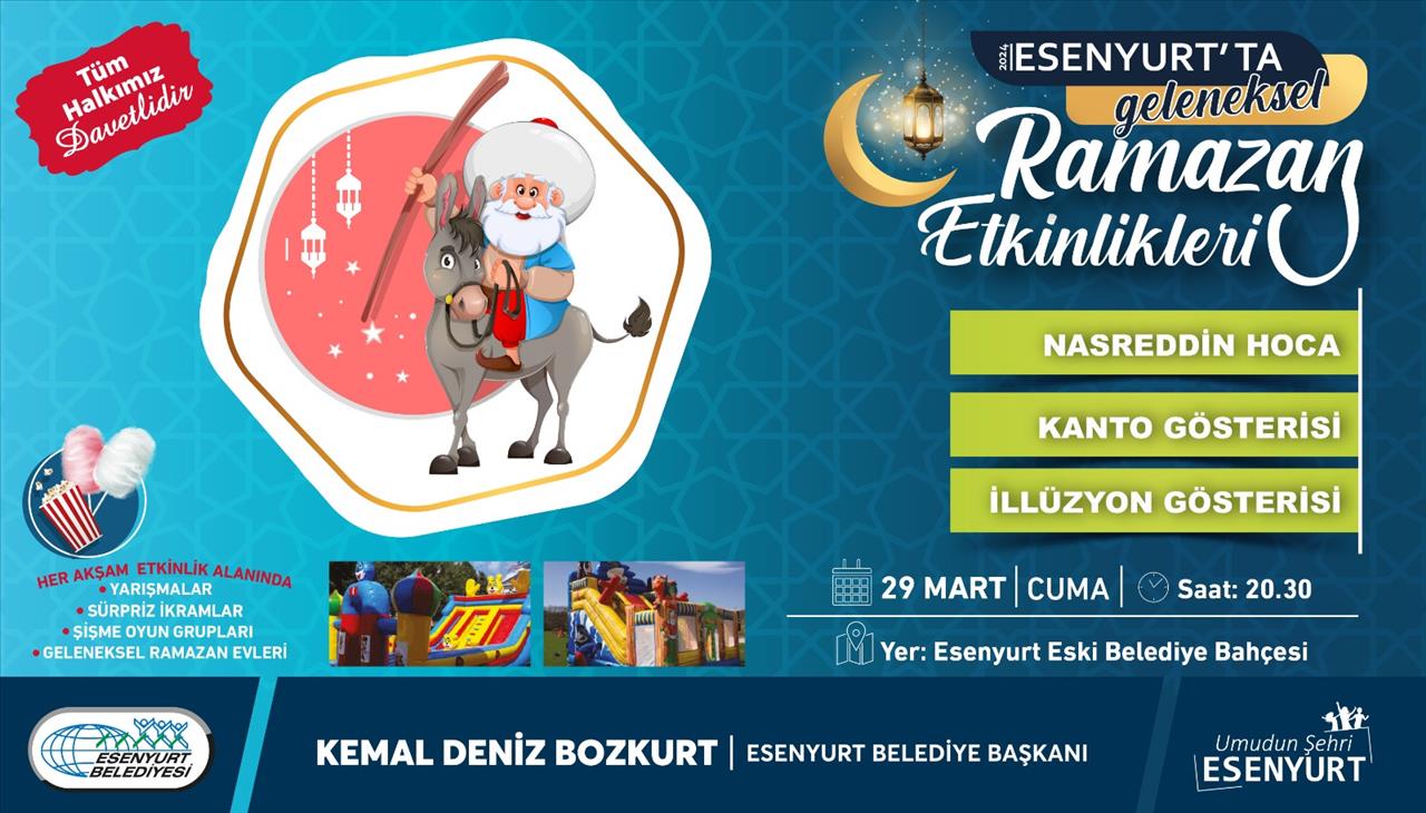 Esenyurt'ta Geleneksel Ramazan Etkinlikleri 29 Mart