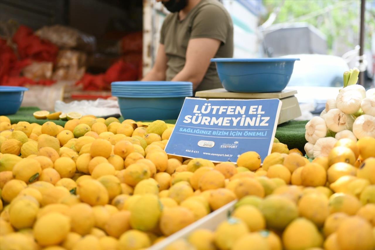 Esenyurt Zabıtası Pazar Yerlerinde Denetimlerini Arttırdı